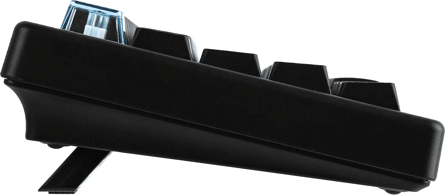 Core 60 — side profile, feet up