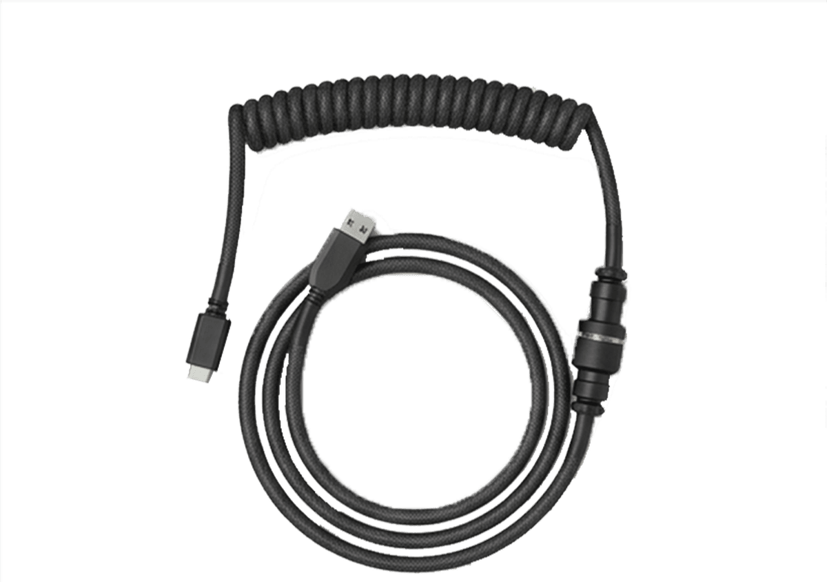 Link Coiled Cable — Black