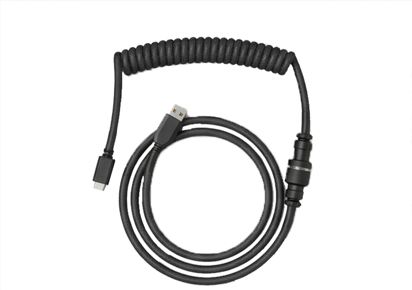 Link Coiled Cable — Black